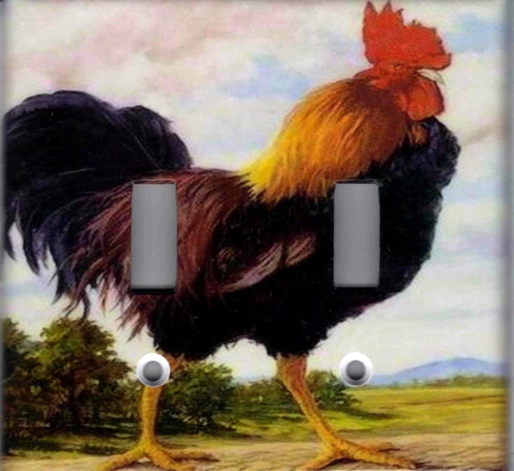 ROOSTER KITCHEN HOME DECOR LIGHT SWITCH PLATES AND OUTLETS