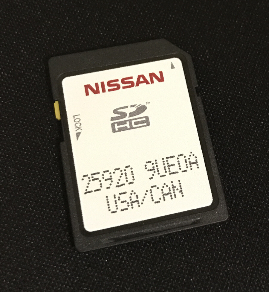 GENUINE  NAVIGATION SD CARD MAP OEM  25920-9UE0A
