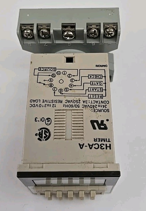 Omron H3CA-A Digital Timer Relay 11 pin With Relay Socket 27E892