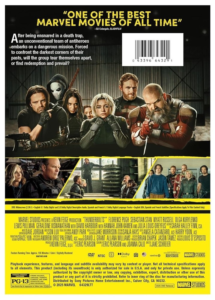 Thunderbolts (DVD) NEW