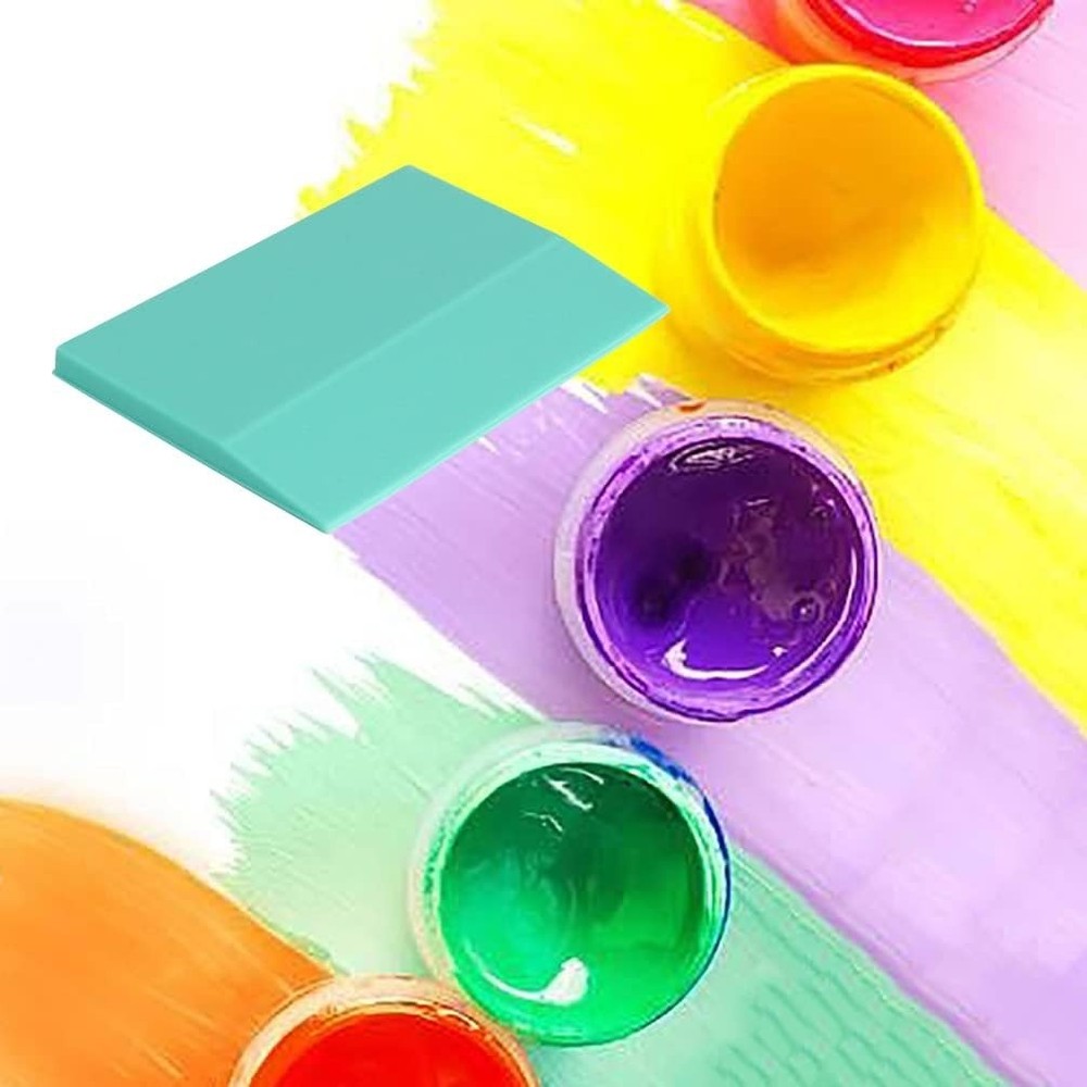 Versatile 5-Piece Rubber Squeegee Set for Effective Screen Printing and Crafting