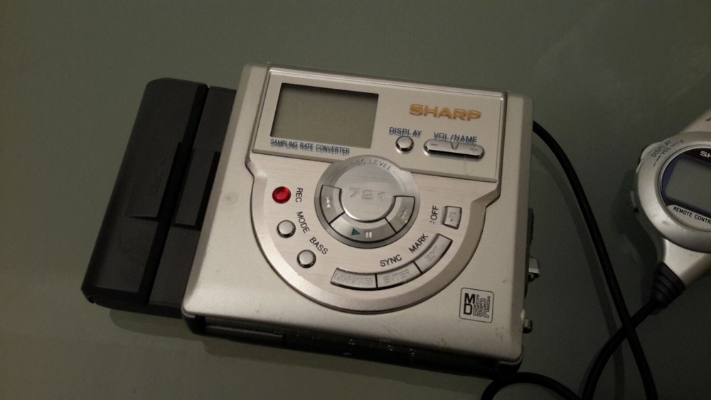 Sharp 721 minidisc player - lettore vintage