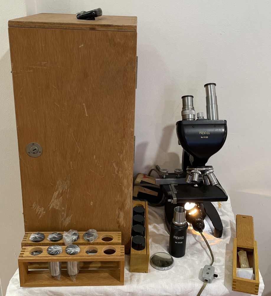 PRENTISS MICROSCOPE 10120 ON THE BOX