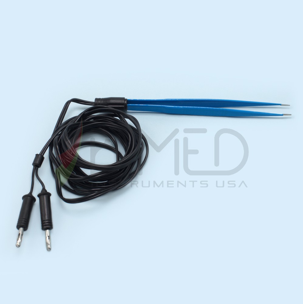 Disposable Bipolar Cushing Tissue Forceps With Cable Insulated Electrosurgery