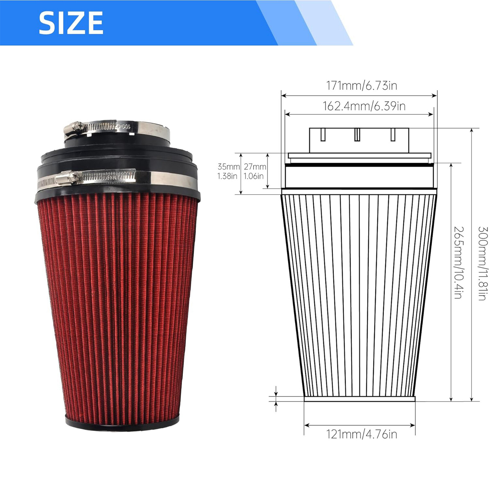 BKRD 4''Cold Air Intake+Exhaust Headers For Chevy GMC Avalanche Silverado Sierra