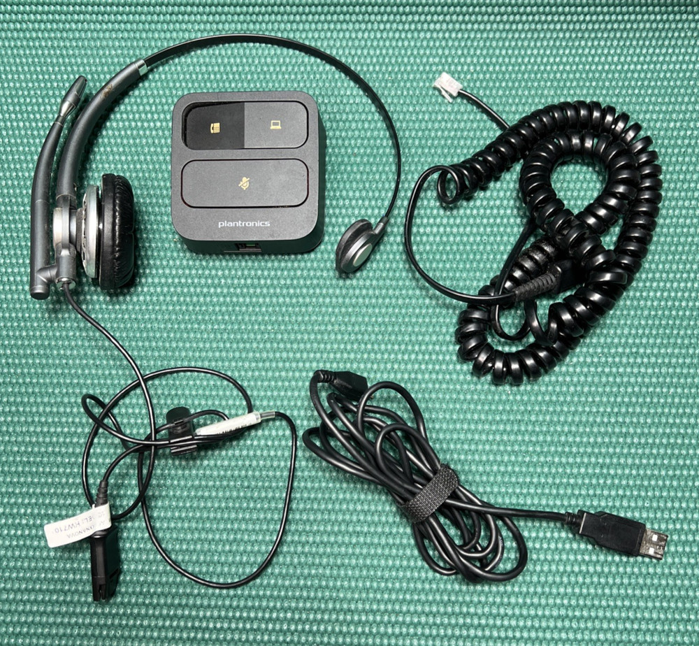 Plantronics HW710 Headset MDA100 Quick Disconnect