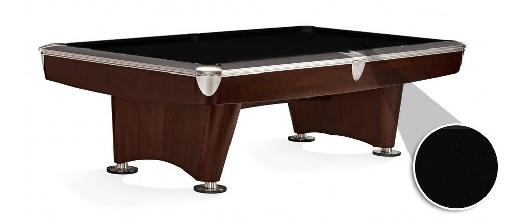 Championship Pool Table Cloth - Invitational - Black 8FT