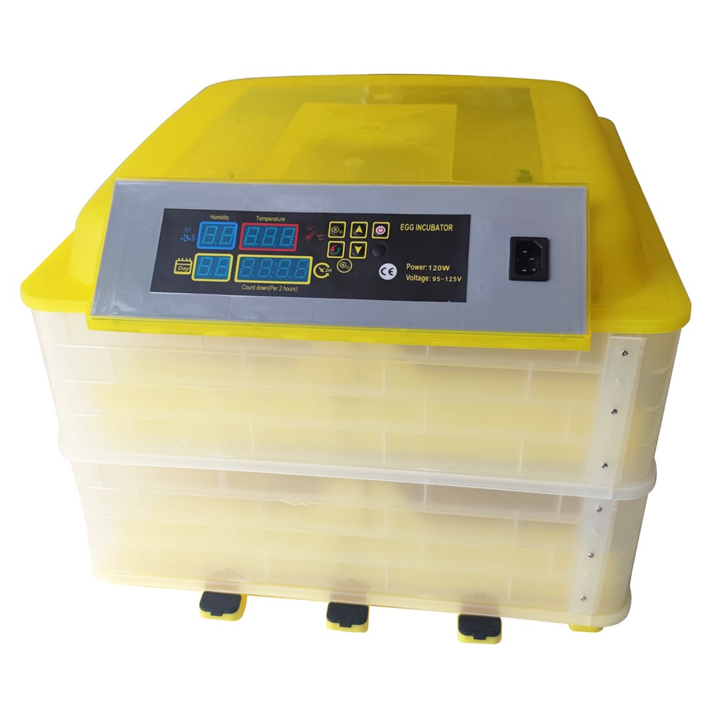 Egg Bird Incubator 96 Eggs Automatic Poultry Hatcher Breeder Digital Display