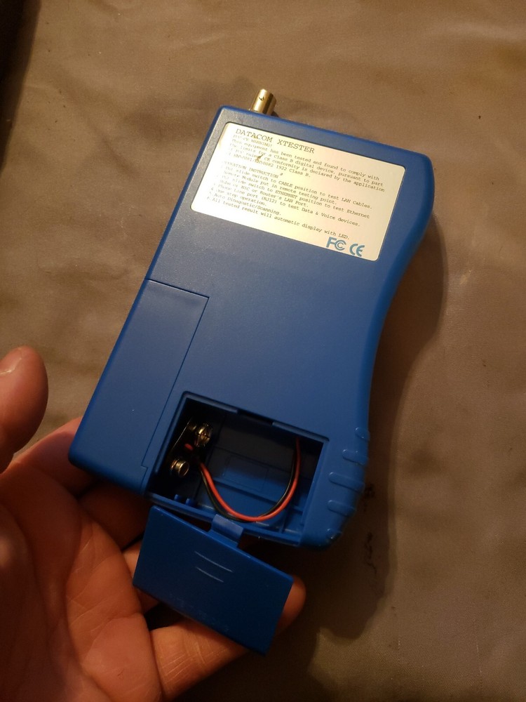 GENUINE Datacom Xtester DataCom/Coax Cable Tester