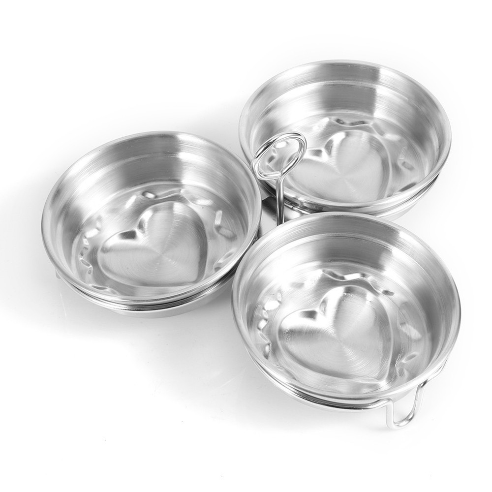 DIY Heart Shape Egg Mold Cooker For Kitchen Tools