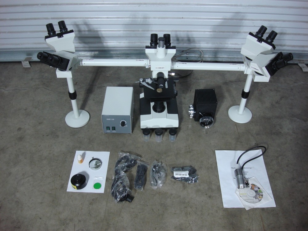 Pro Microscope XSZ-510D 5 Head Multi-Viewing Teaching Microscope XSZ-510