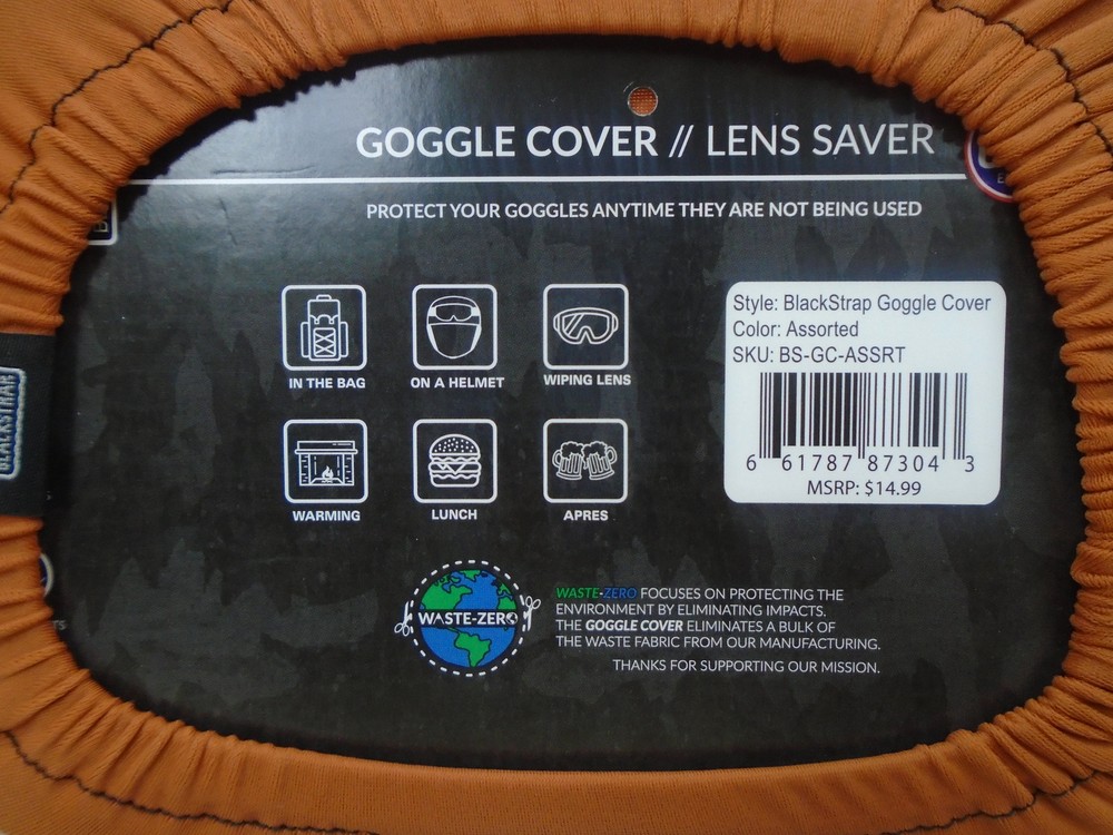 BLACKSTRAP SNOW GOGGLE COVER COPPER ONE SIZE