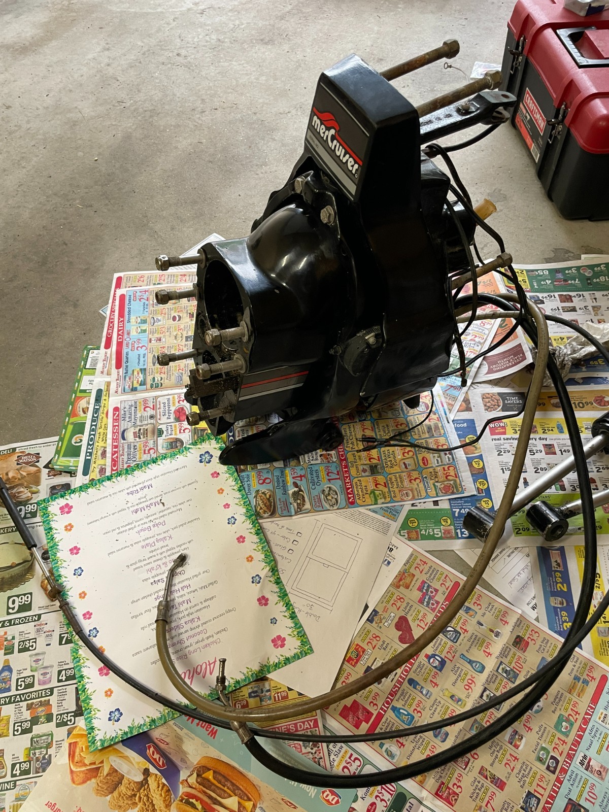 FRESHWATER LOW HRS Mercruiser Alpha One Gen 2 Gimbal Housing Transom Assembly