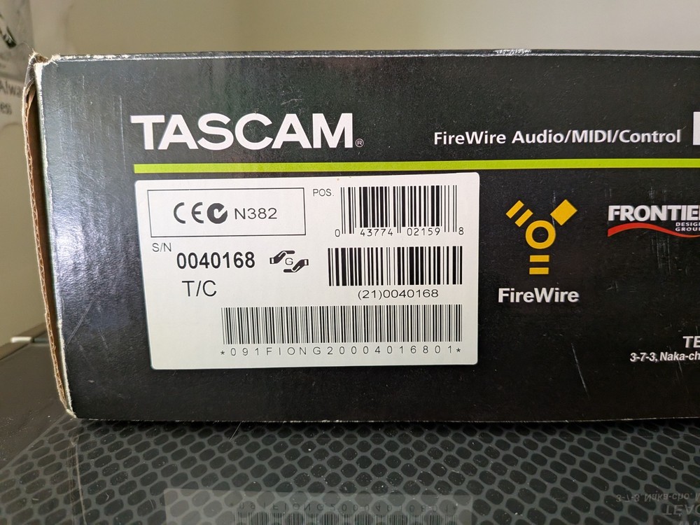 Tascam Fireone Audio/MIDI Interface w/ Large LED Illuminated Knob