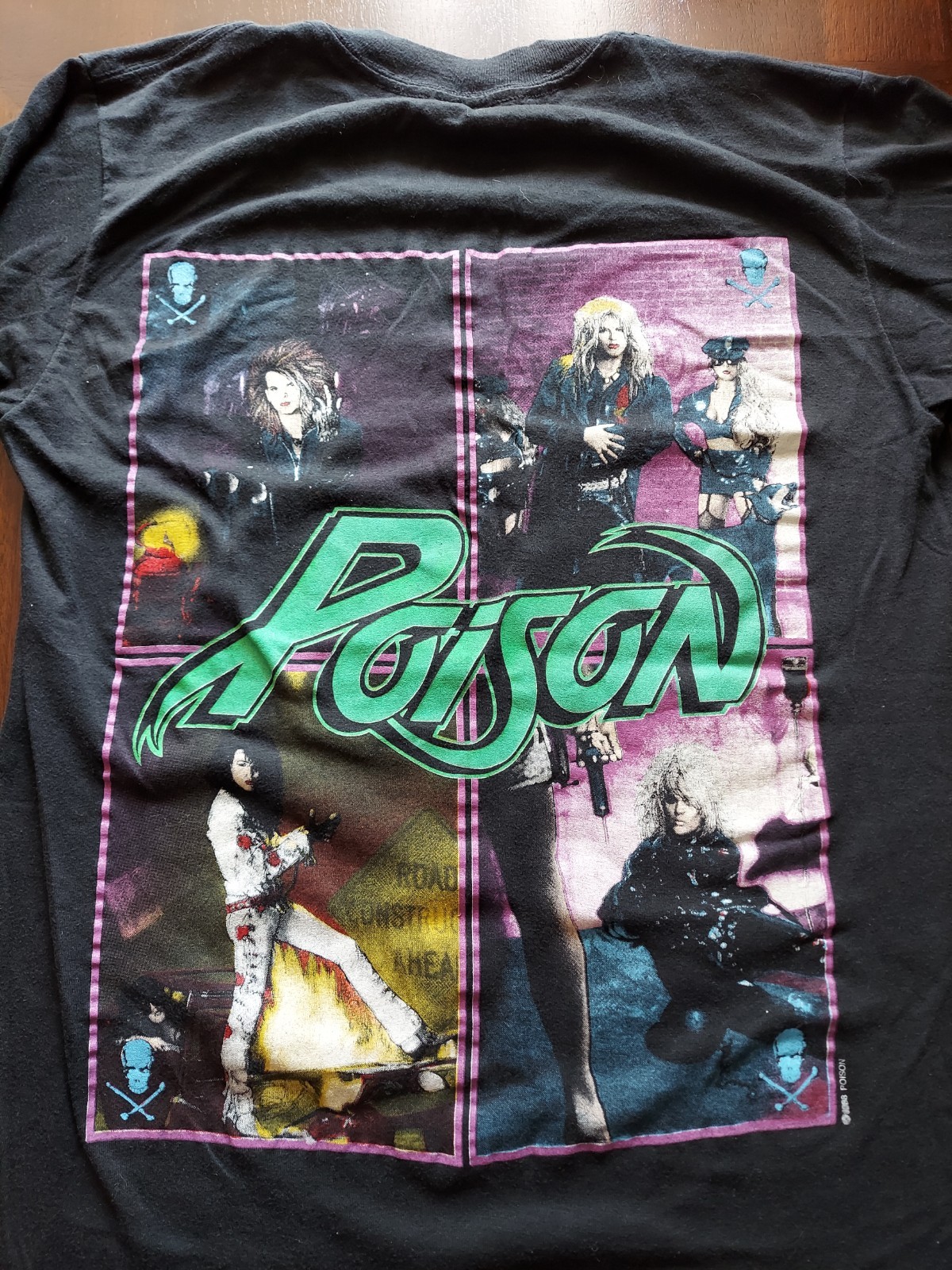 Vintage 1988 Open Up and Say Ahh Poison Concert Band T-shirt Bret Michaels