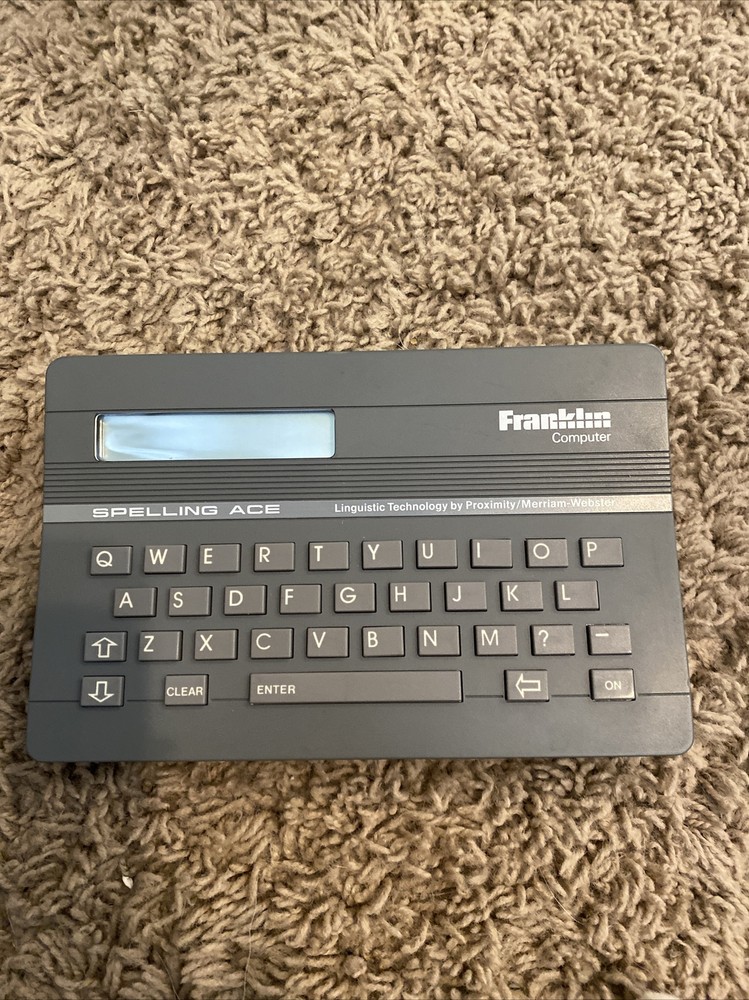Franklin Computer Spelling Ace SA-98 English Spell Checker RR
