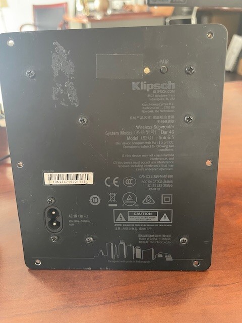 Klipsch Cinema 400 Subwoofer Amplifier Power Supply Unit Module