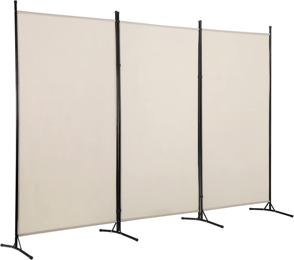 3 Panel Room Divider Folding Privacy Screen 5.9FT Partition Room Separators W/