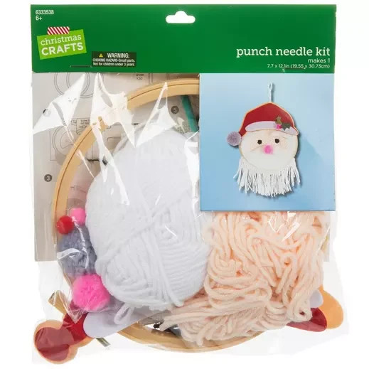 Santa Punch Needle Kit