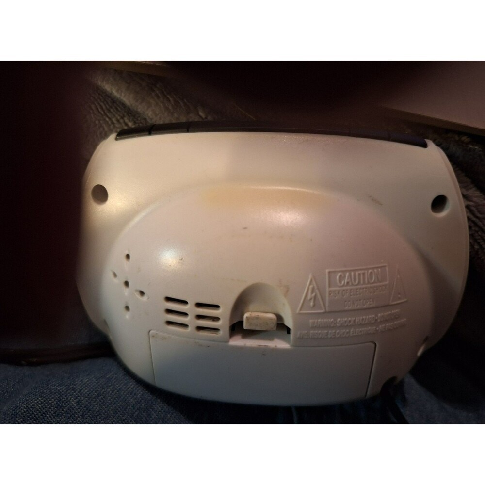 Sharp SPC085 Digital Alarm Clock Battery Backup White. Tested Works