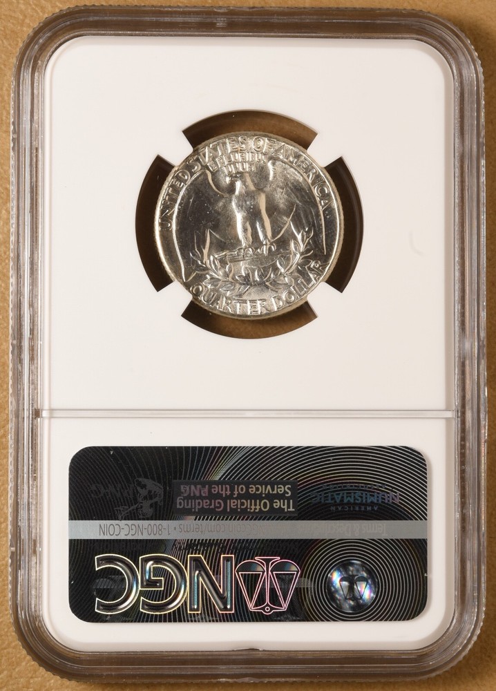 1960 P Washington Quarter 'Type B Reverse' NGC MS66