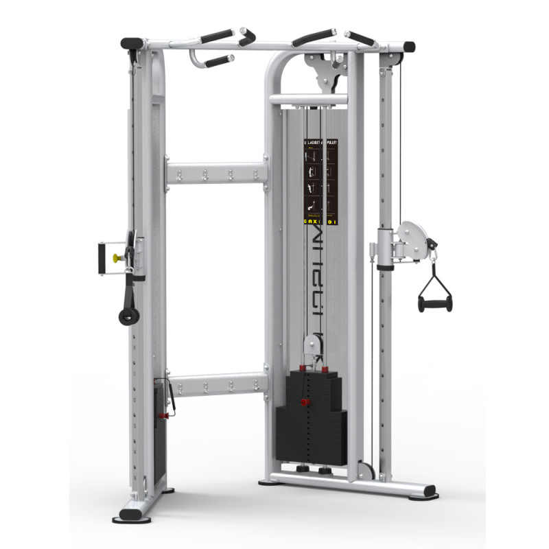 Commercial Functional Training Machine Cable Crossover With Dual 220lb