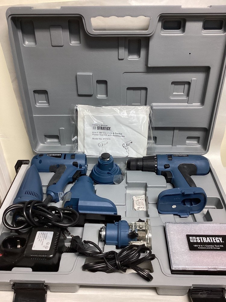 Strategy 18v 6in Combo Tool Kit.