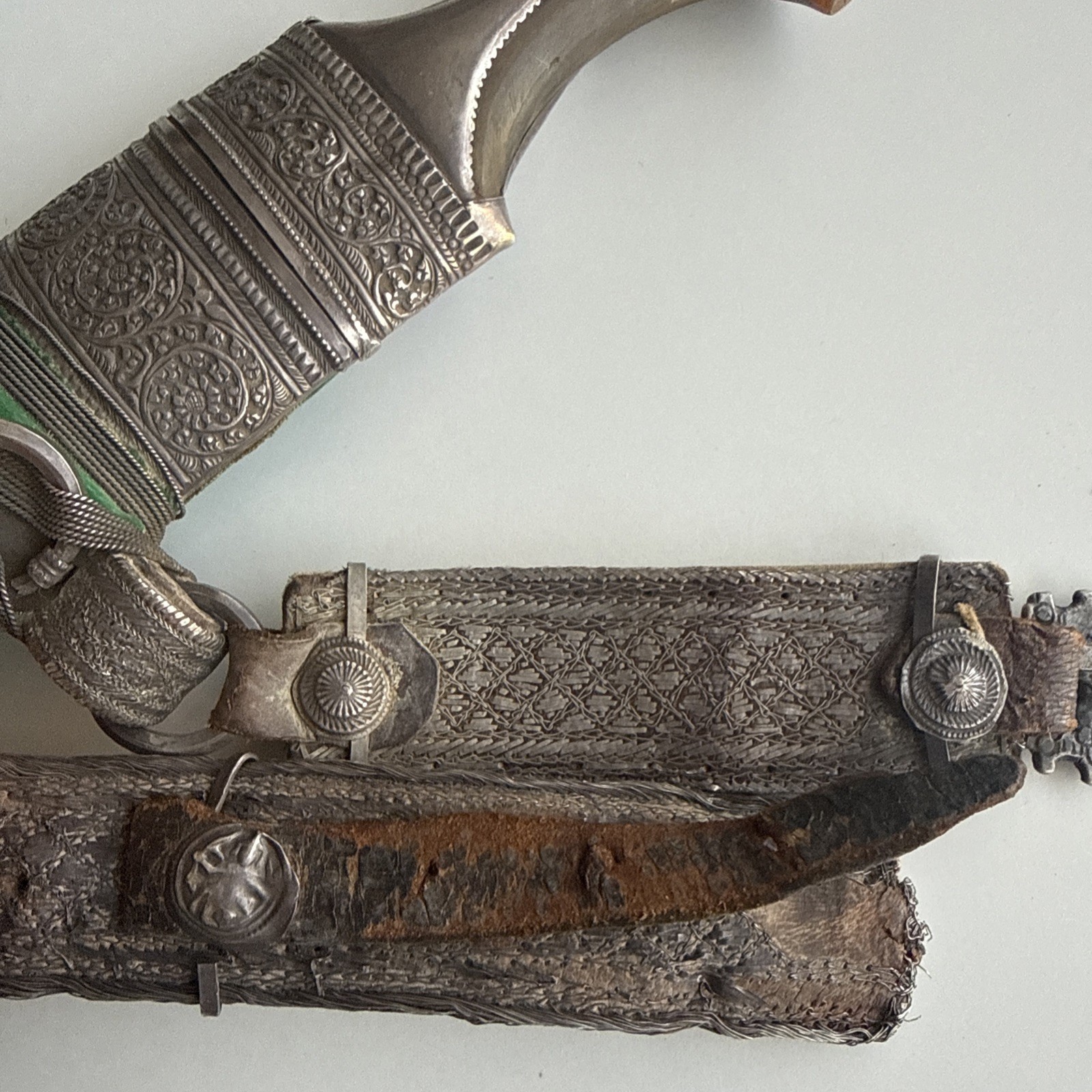 Antique Yemeni Omani Khanjar Dagger Jambiya