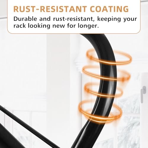 Foldable Clothes Drying Rack | Portable Collapsible Laundry Drying Rack | Black