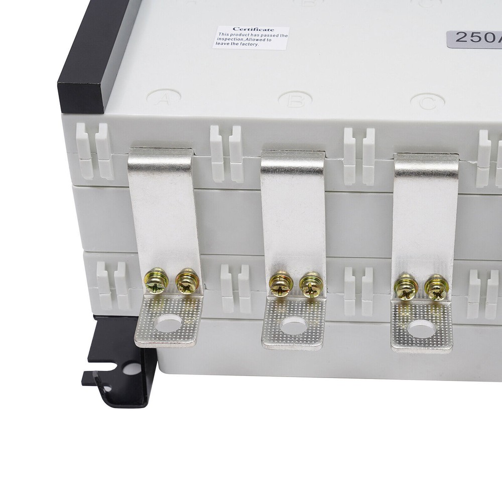Automatic Transfer Switch 250A 4-Poles AC 110V Grid to Generator Industrial