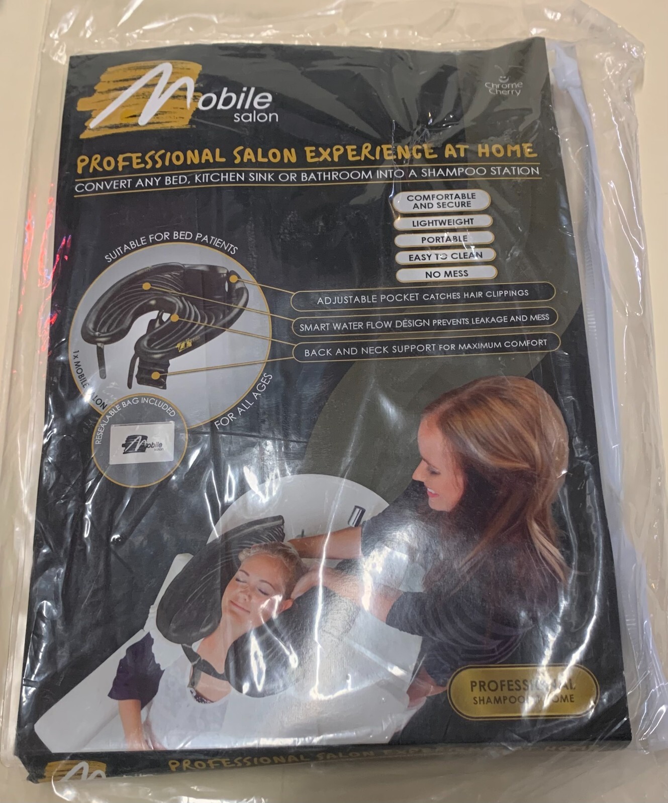 Mobile Salon - Portable Inflatable Rinse Basin for Washing and Cutting Hair