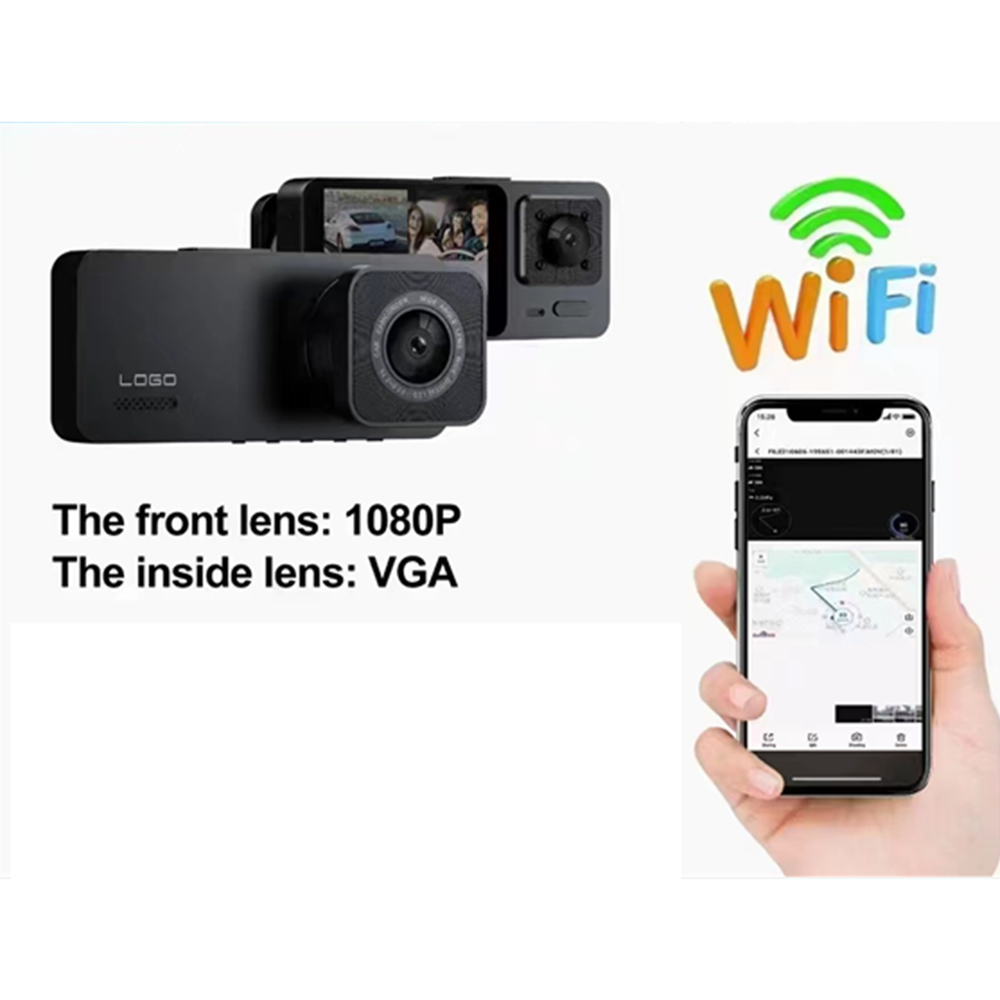 HD Dash Cam Car DVR Front Inside Camera Video Recorder Registrator G-sensor