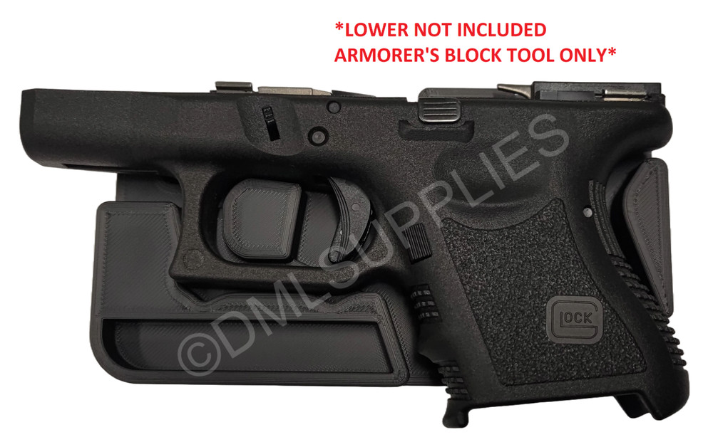 Bench Block For Glock Armorers Tool Disassembly & Assembly