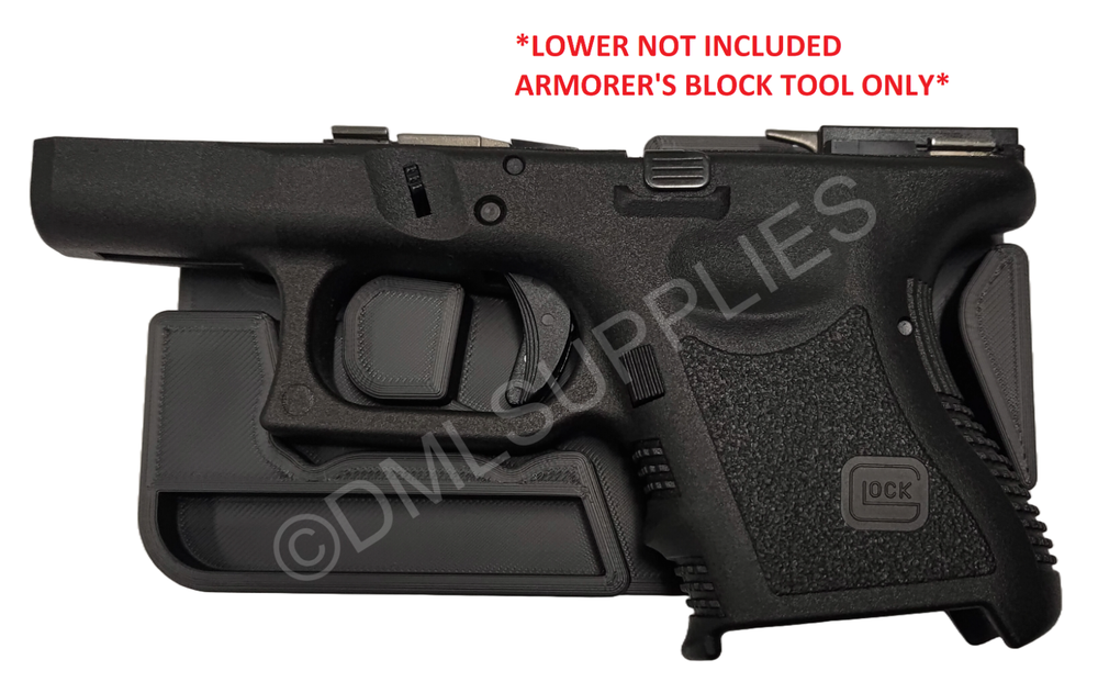 Bench Block For Glock Armorers Tool Disassembly & Assembly