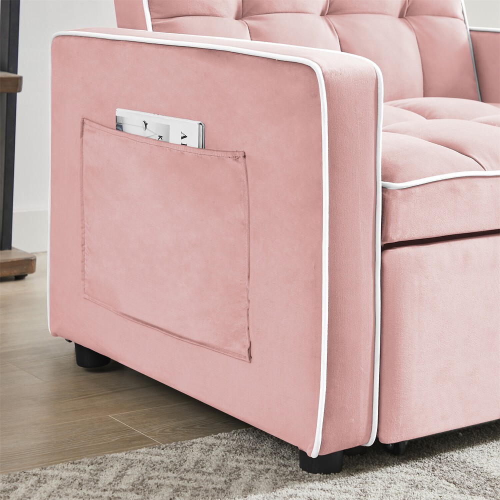 Convertible Sofa Bed Chairs 3-in-1 Multi-Function Recliner Sleeper Sofa New