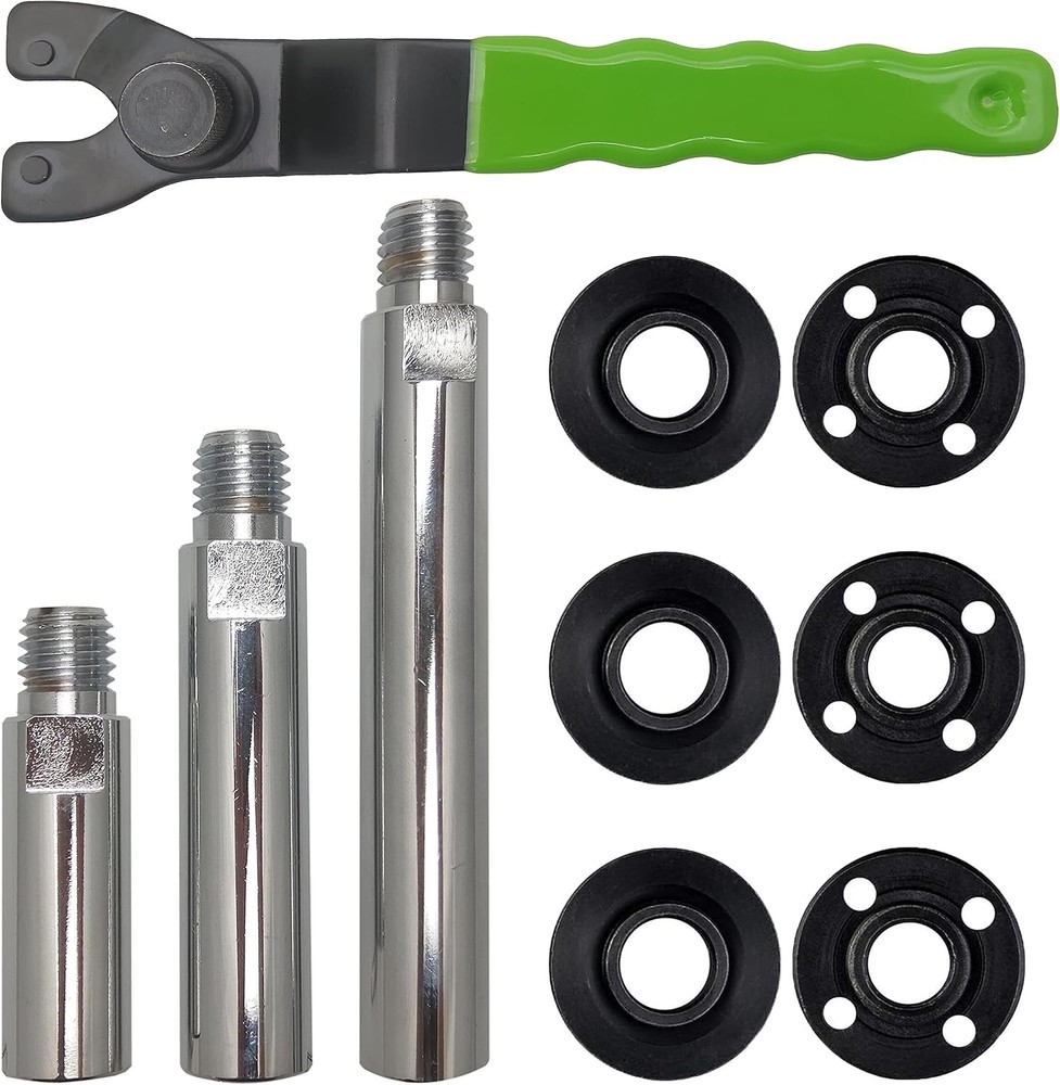 Heavy-Duty 3-Piece Angle Grinder Extension & Accessory Kit