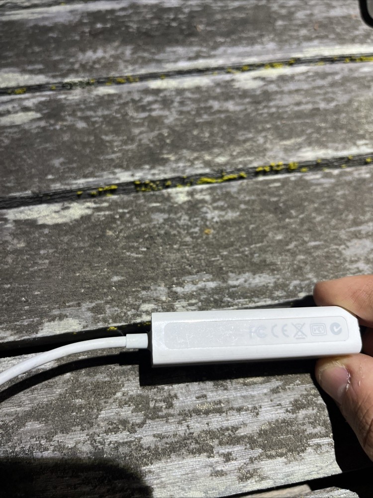 Genuine Apple - A1277 USB Ethernet Adapter for Apple Macbooks
