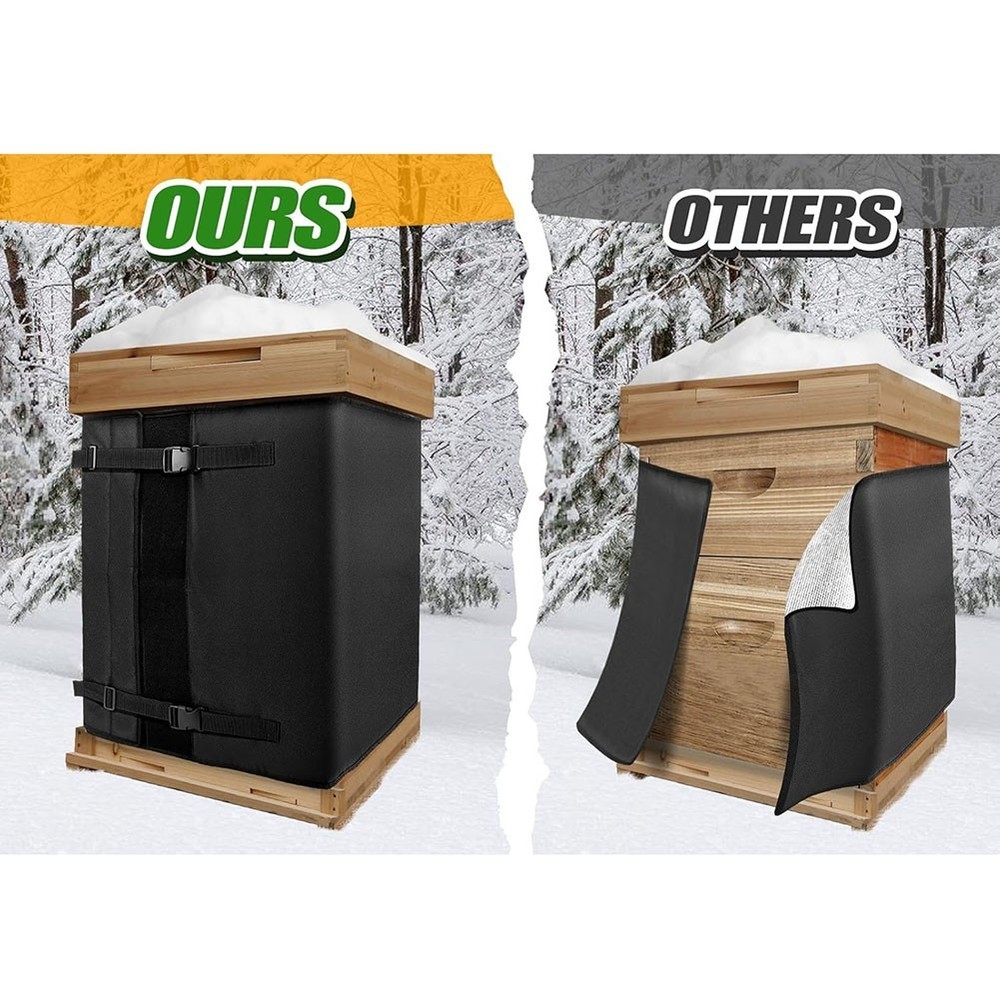 Bee Hive Wrap - Adjustable, Waterproof Insulation For 8 & 10 Frame Hives