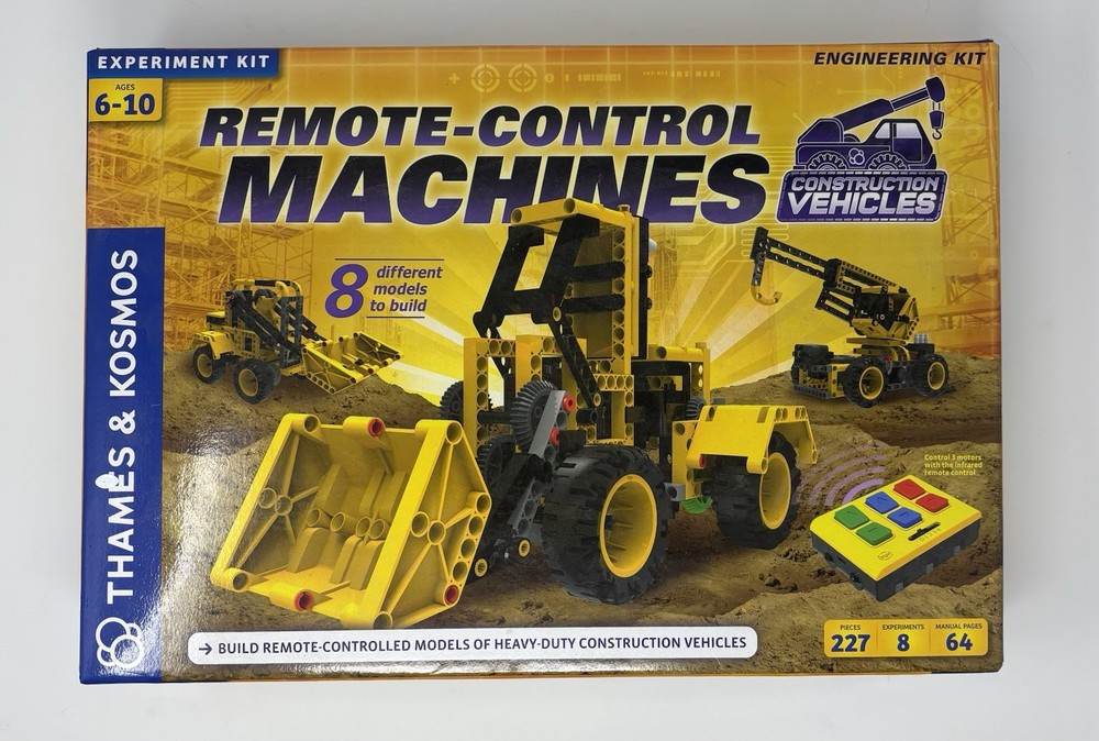 Thames & Kosmos Remote-Control Machines 620378 Construction Vehicles Open Box