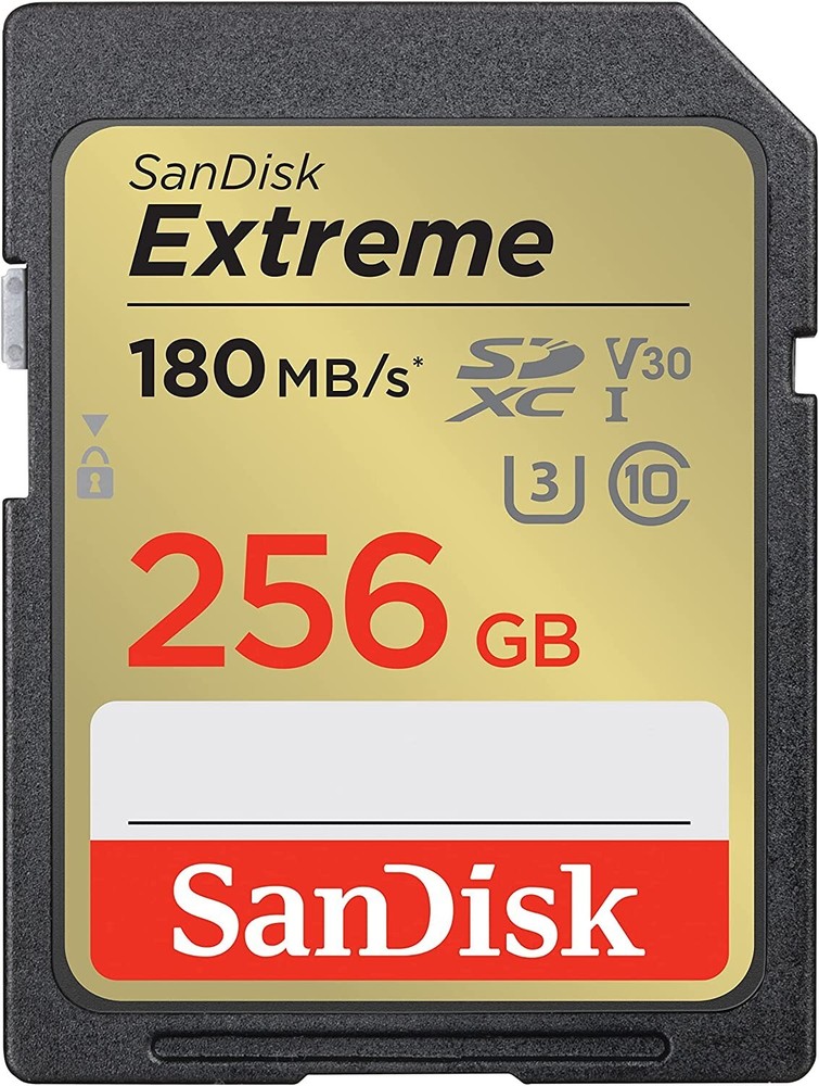 256GB Sandisk Extreme SD Memory cards for Camera Trail Camera/Computers (2 Pack)