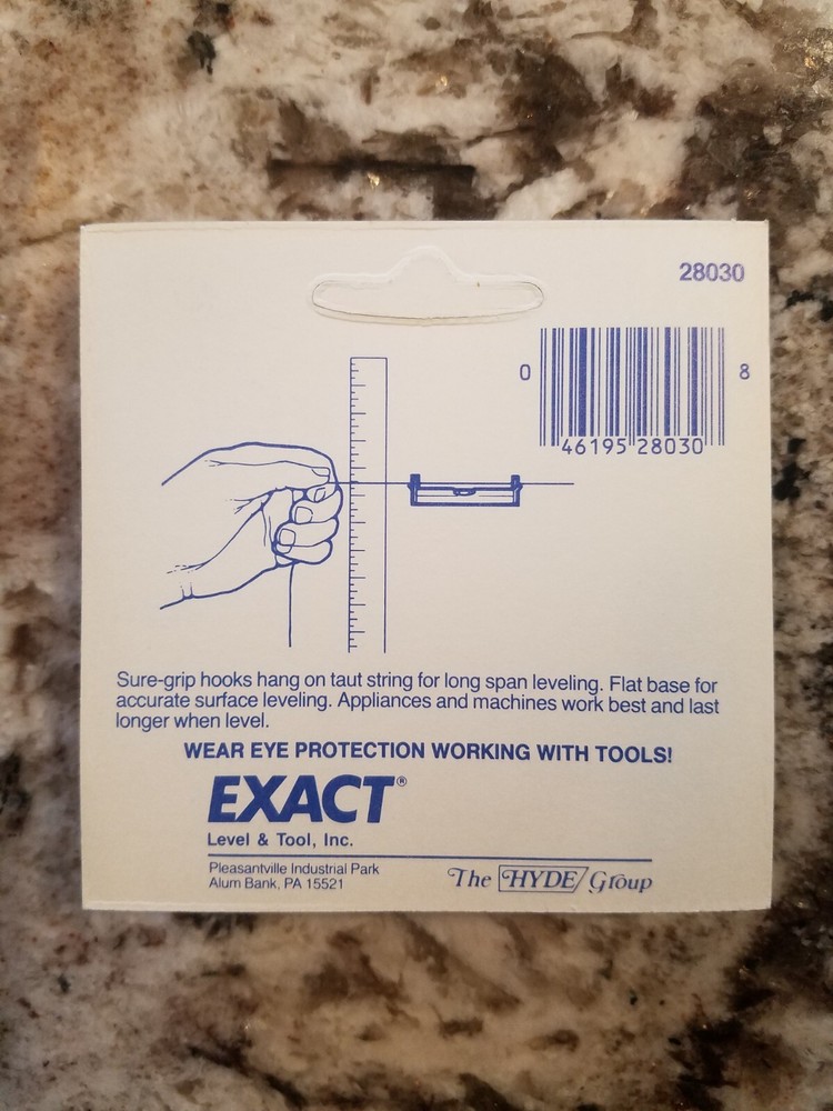 Exact Level & Tool 28030 Line / Surface Level - Vintage