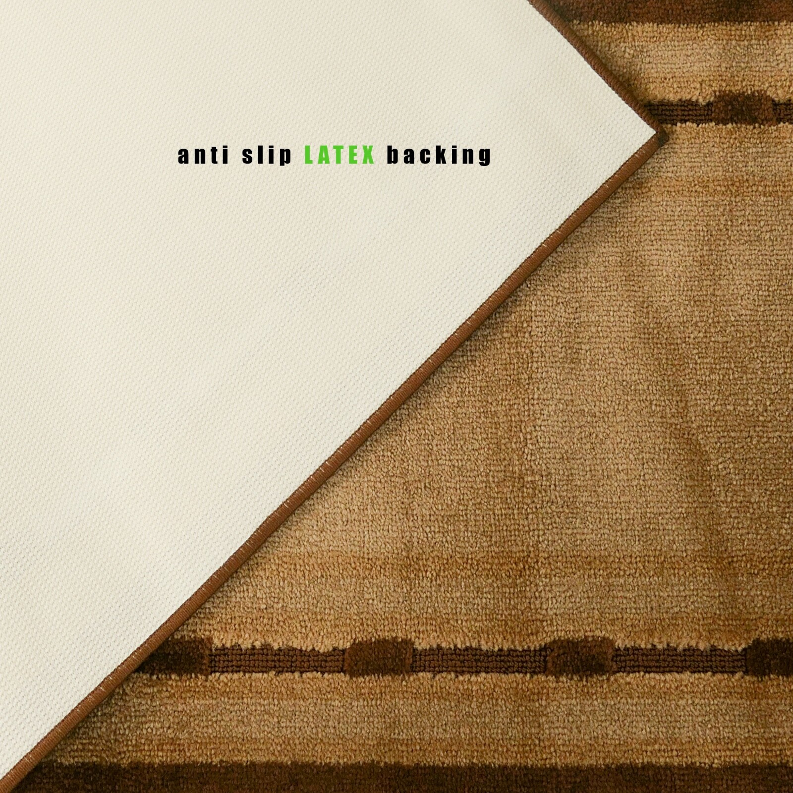 Custom Size Anti-Slip Washable Soft Pile Bordered Gray Runner Rug