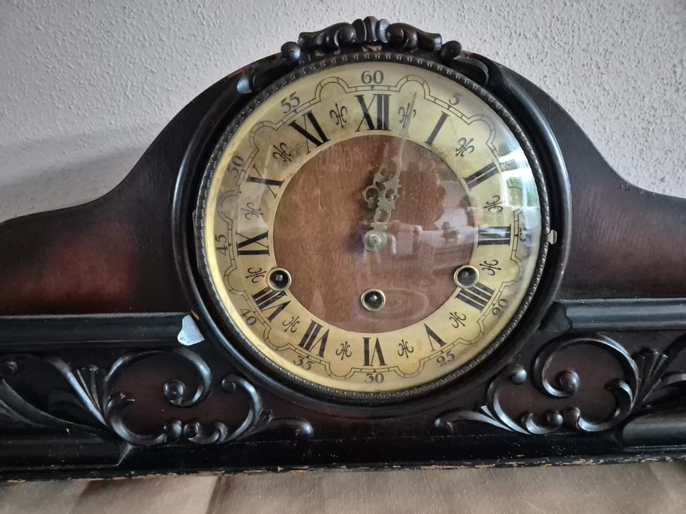 BIG German Westminster chime mantel clock ( 0735 )