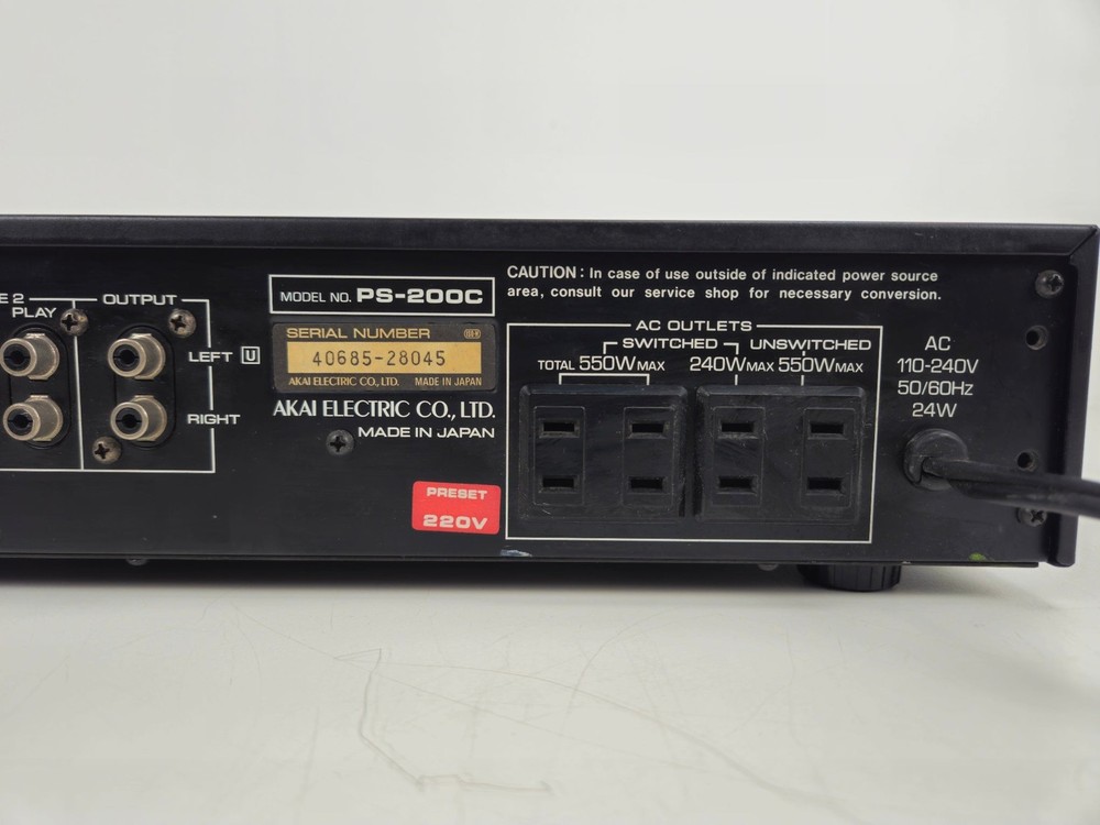 Akai - PS-200C - Stereo Pre Amplifier