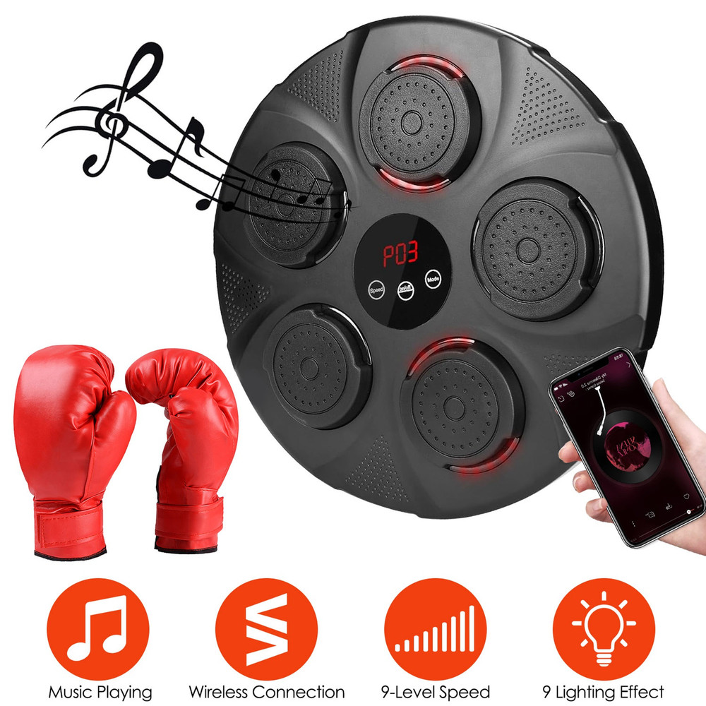 Music Boxing Machine Electronic Wall Target