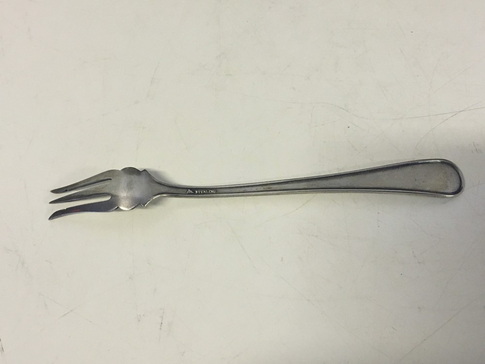 Antique Watson Sterling Silver Dorchester Pattern Cocktail Fork