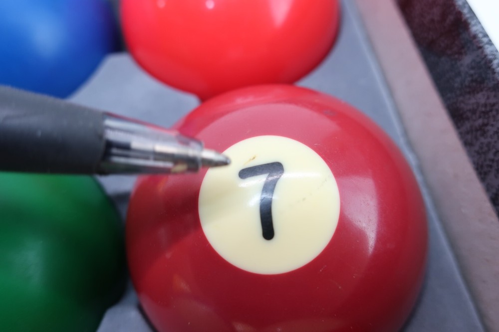 Billard 2 1/4" Pool Table Ball Complete Mixed Set - Please Read