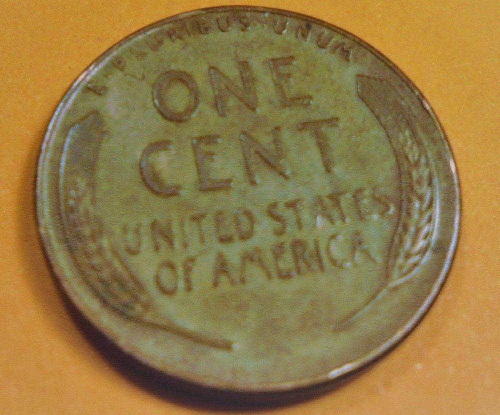 VERY RARE 1945 Wheat CENT (( No Mint Mark ))#ORR45