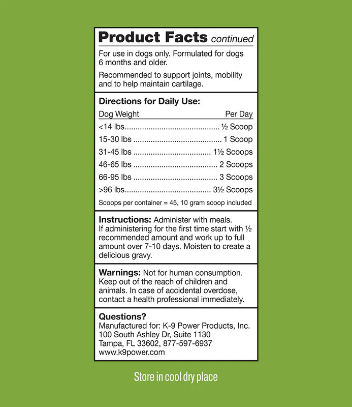 K9 Power Joint Strong, 1 lb