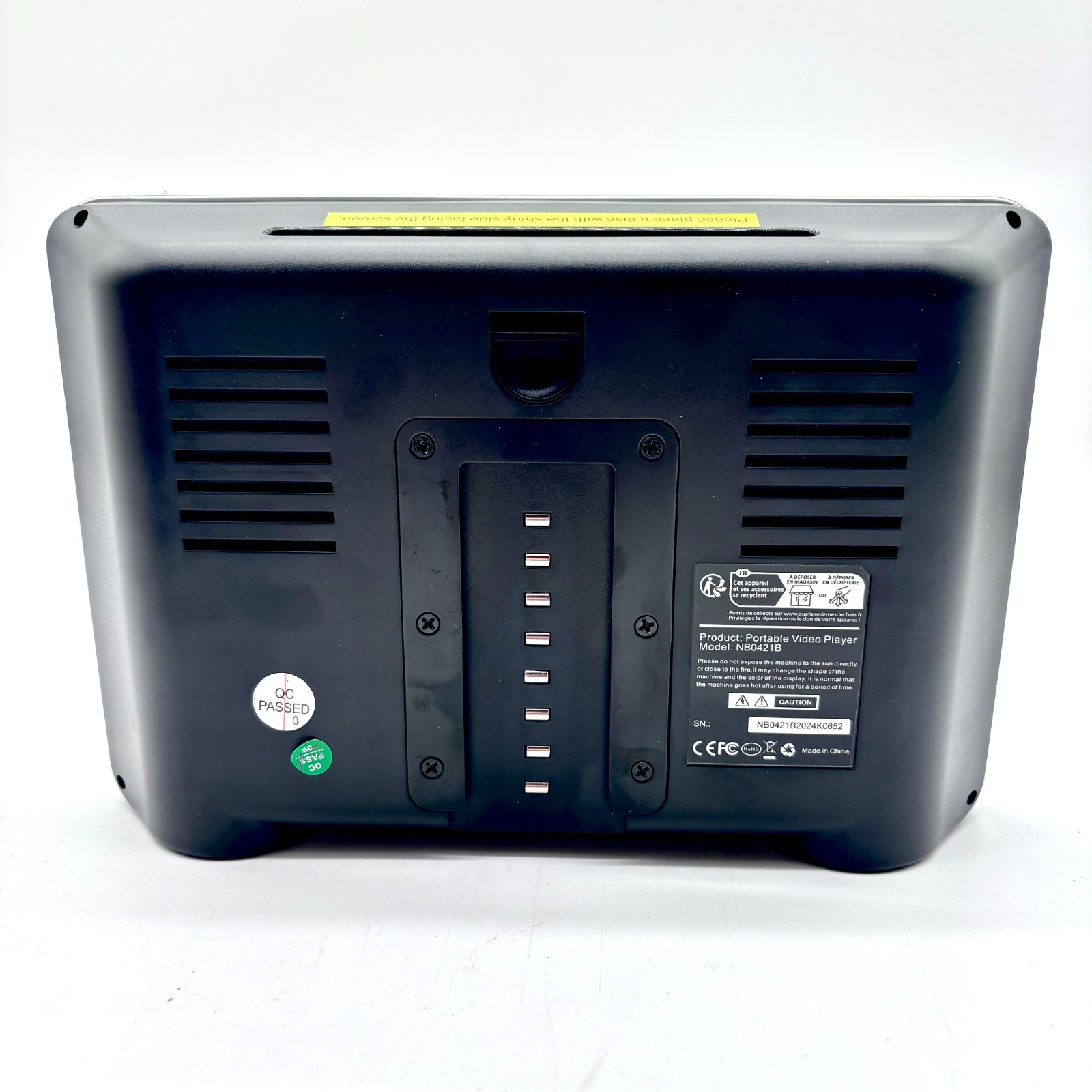 GOnavideo 10.1 Inch Dual Screen Headrest Portable Video Player (NB0421B-N1)